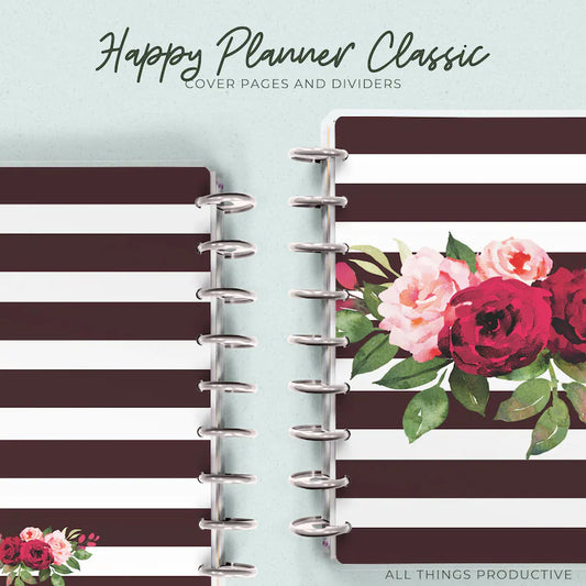 Classic Happy Planner Printable Cover, Dashboard and Divider Inserts, Printable Refill, Multiple Designs, Printable Cover, Discbound, PDF - Neweggv
