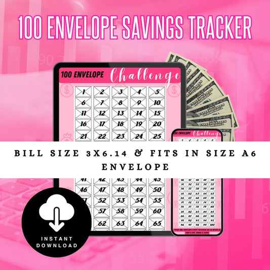 10 Envelope Savings Tracker| Bill Size| Fits A6 Envelope| 3x6.14in - Neweggv